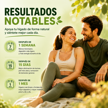Oferta 2x1 Liver Cleanse|Fórmula Herbal para el Hígado