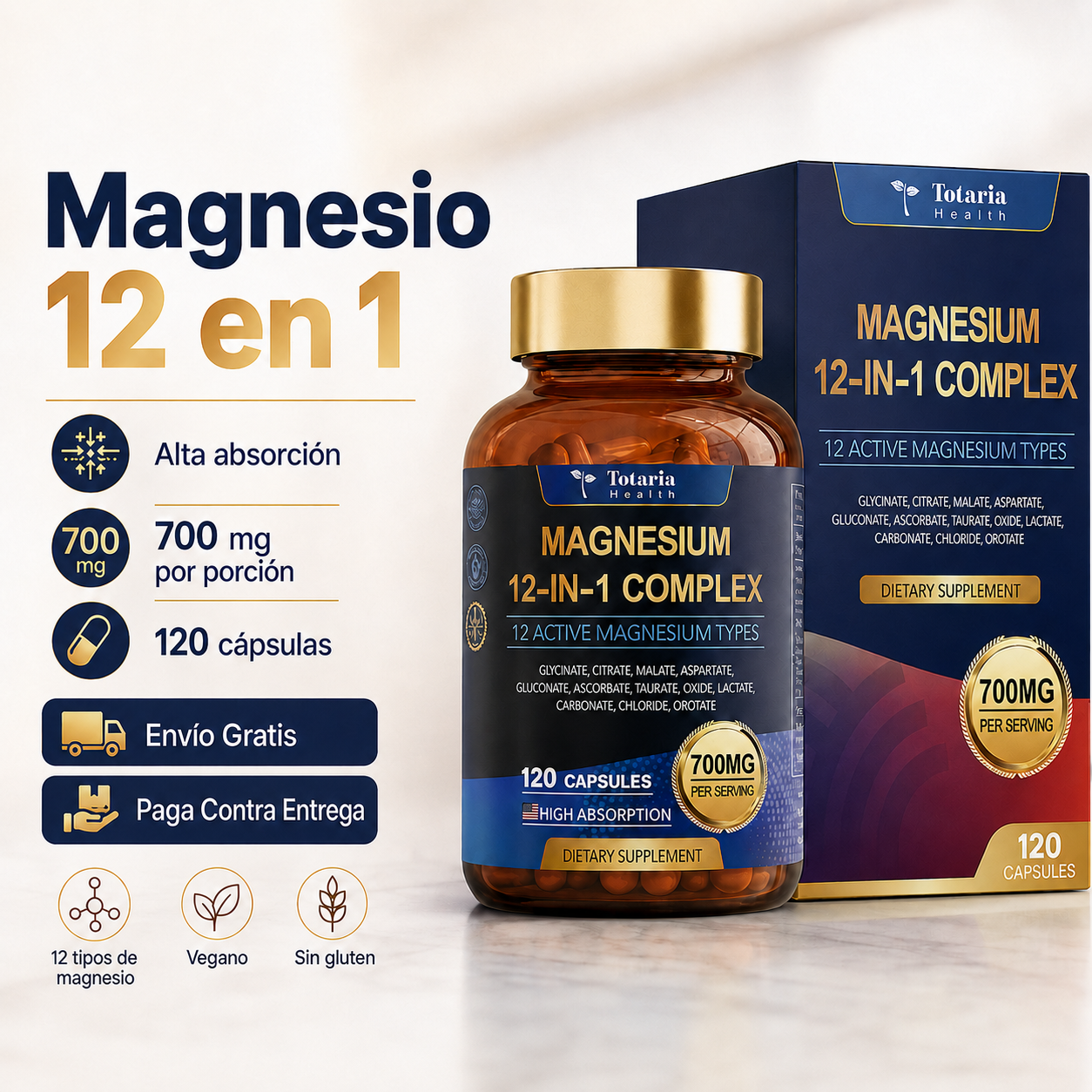 Complejo de magnesio 12 en 1