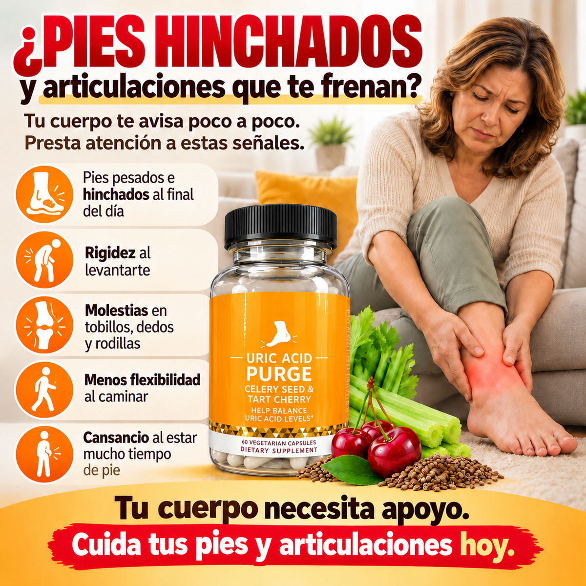 Uric Acid Purge – Suplemento para Articulaciones