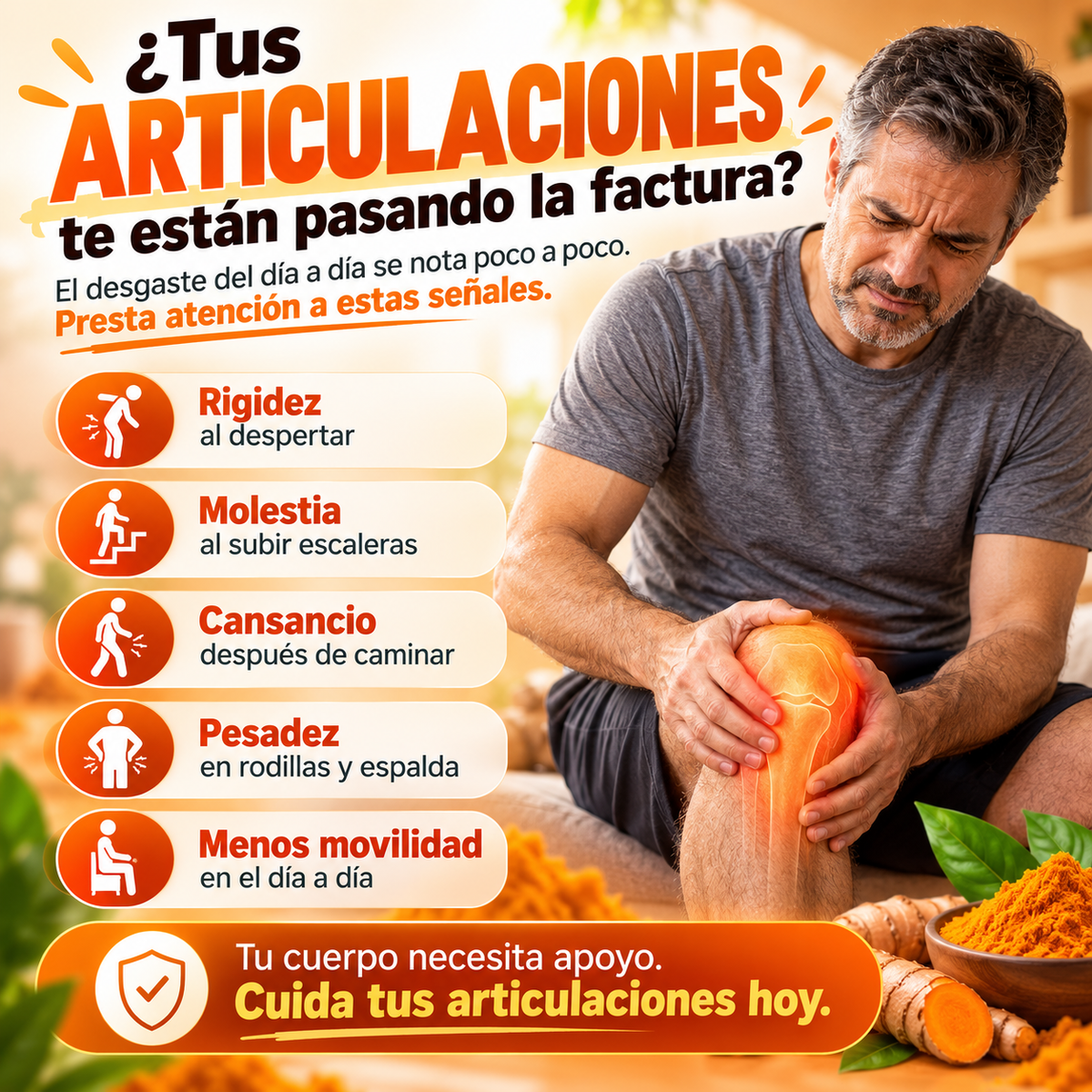 🔥 ¡15% OFF SOLO POR HOY! Curcumin 95 | Cúrcuma para Articulaciones y Defensas 💪 | 120 Cápsulas